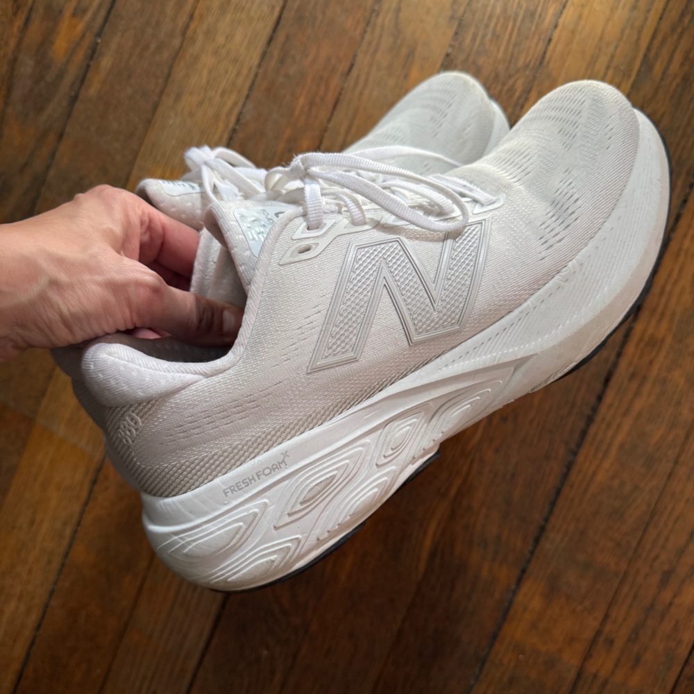 New Balance 880 v15 Running Shoes with Currex Runpro Insoles - White - Women’s 9